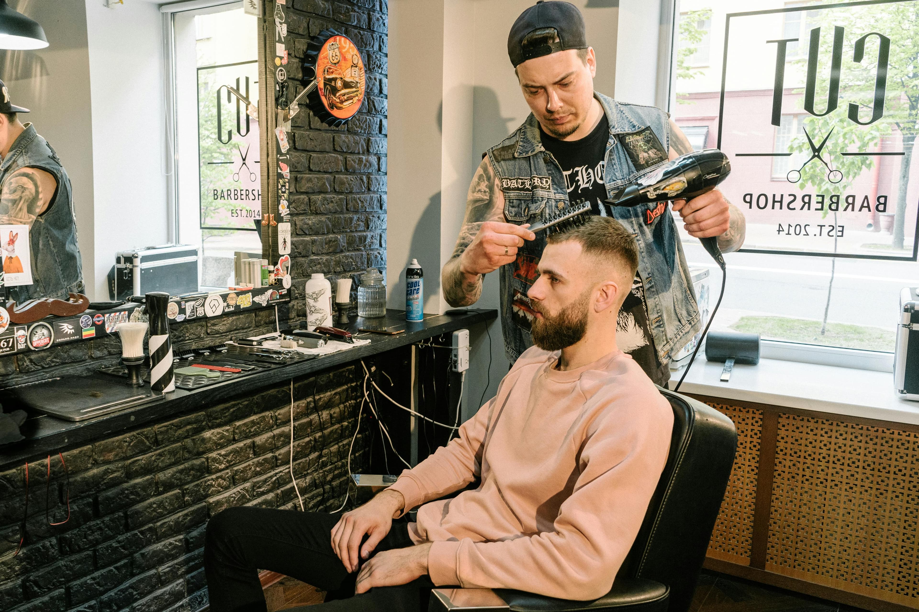 Barba perfilada profesional